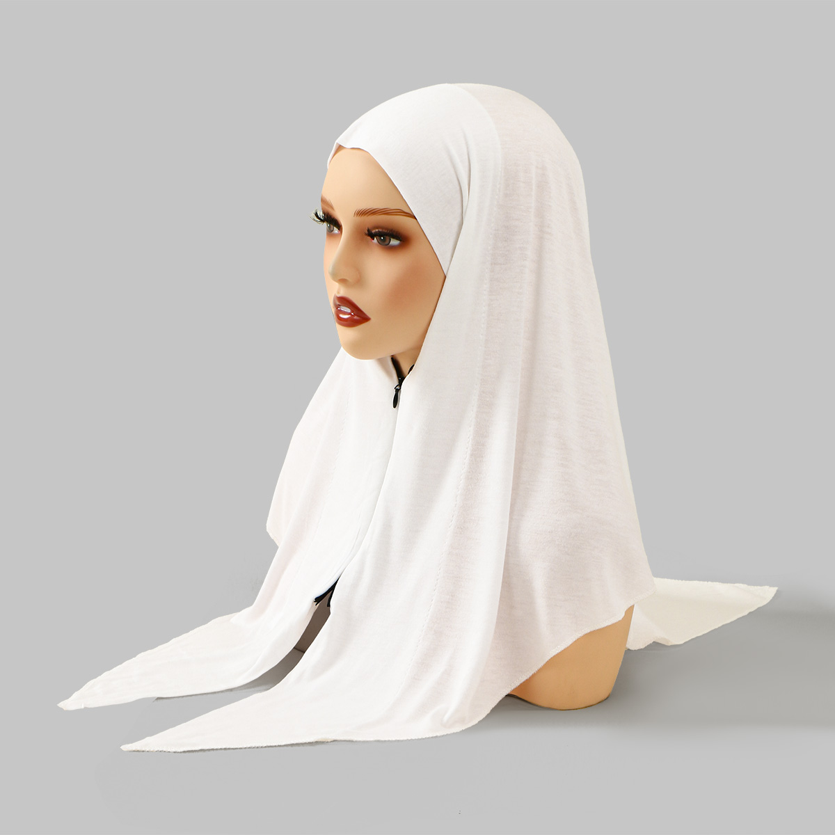 Zipper Design Muslim Hijab Sol - Ethnic Fashion Designers บทวิจารณ์และราคา