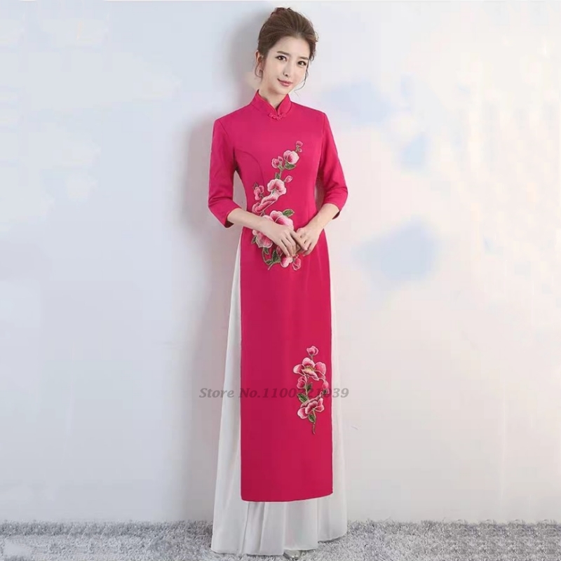 2026 vietnam dress aodai tradi - Ao Dai Vietnam Dress บทวิจารณ์และราคา
