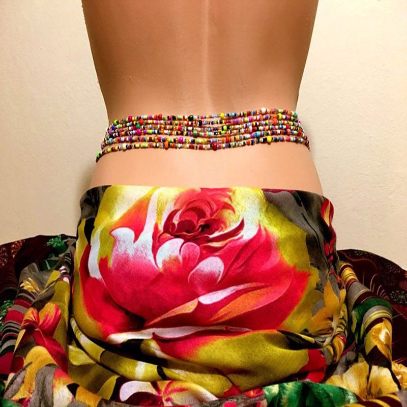 Women Layered Beaded Belly Cha - Ethnic Fashion Accessories บทวิจารณ์และราคา