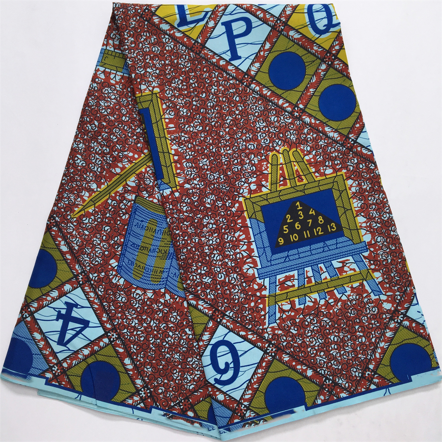 African Wax Fabric Print Tissu - African Ankara Print บทวิจารณ์และราคา