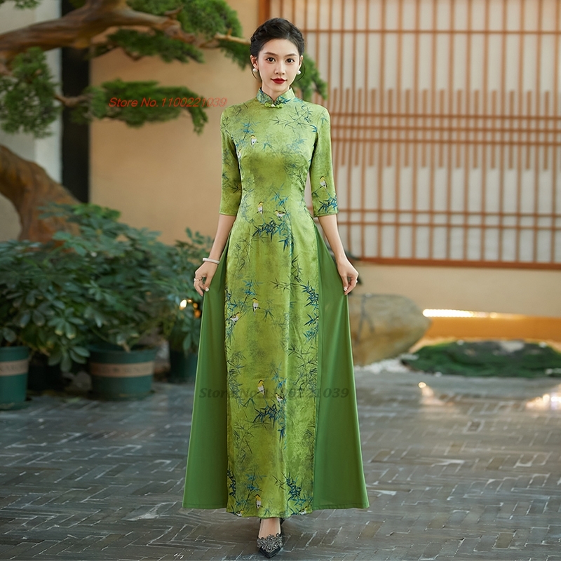 2026 aodai vietnam dress impro - Ao Dai Vietnam Dress บทวิจารณ์และราคา