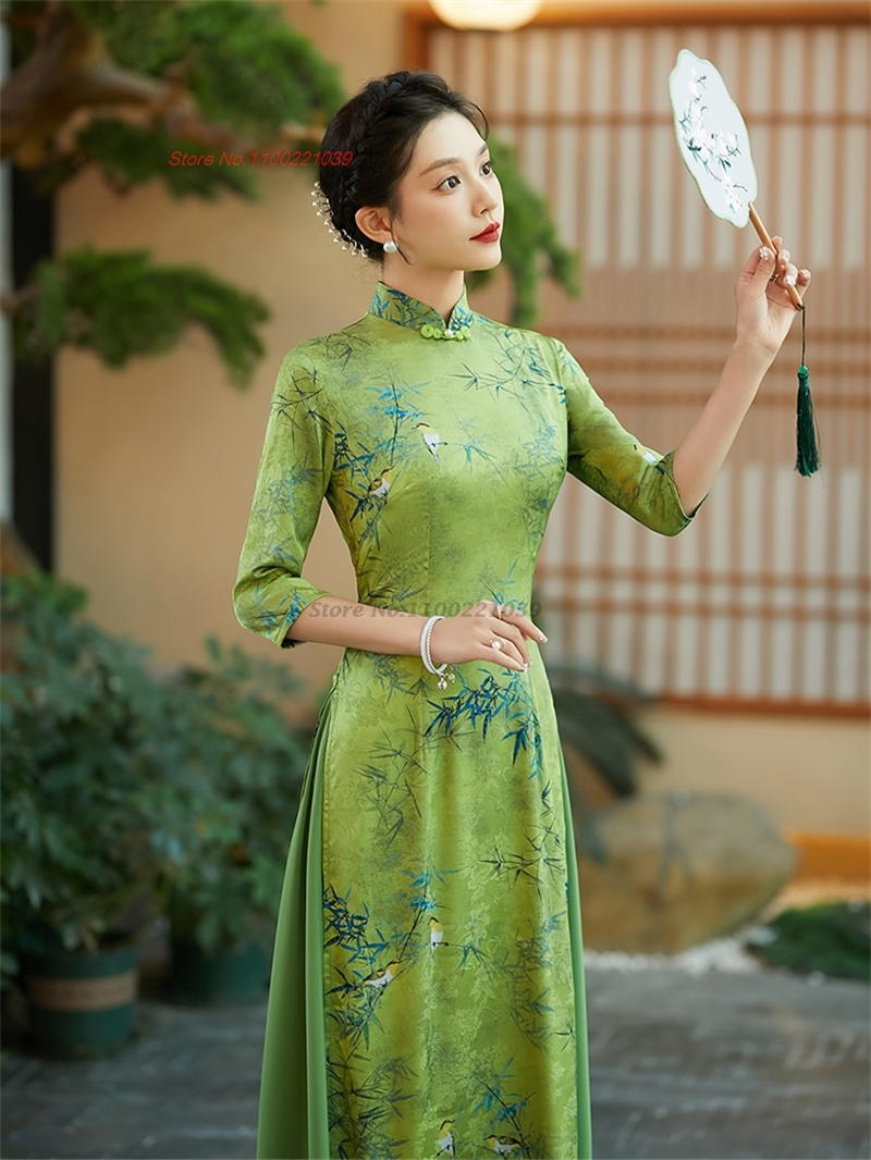 2026 aodai vietnam dress impro - Ao Dai Vietnam Dress บทวิจารณ์และราคา