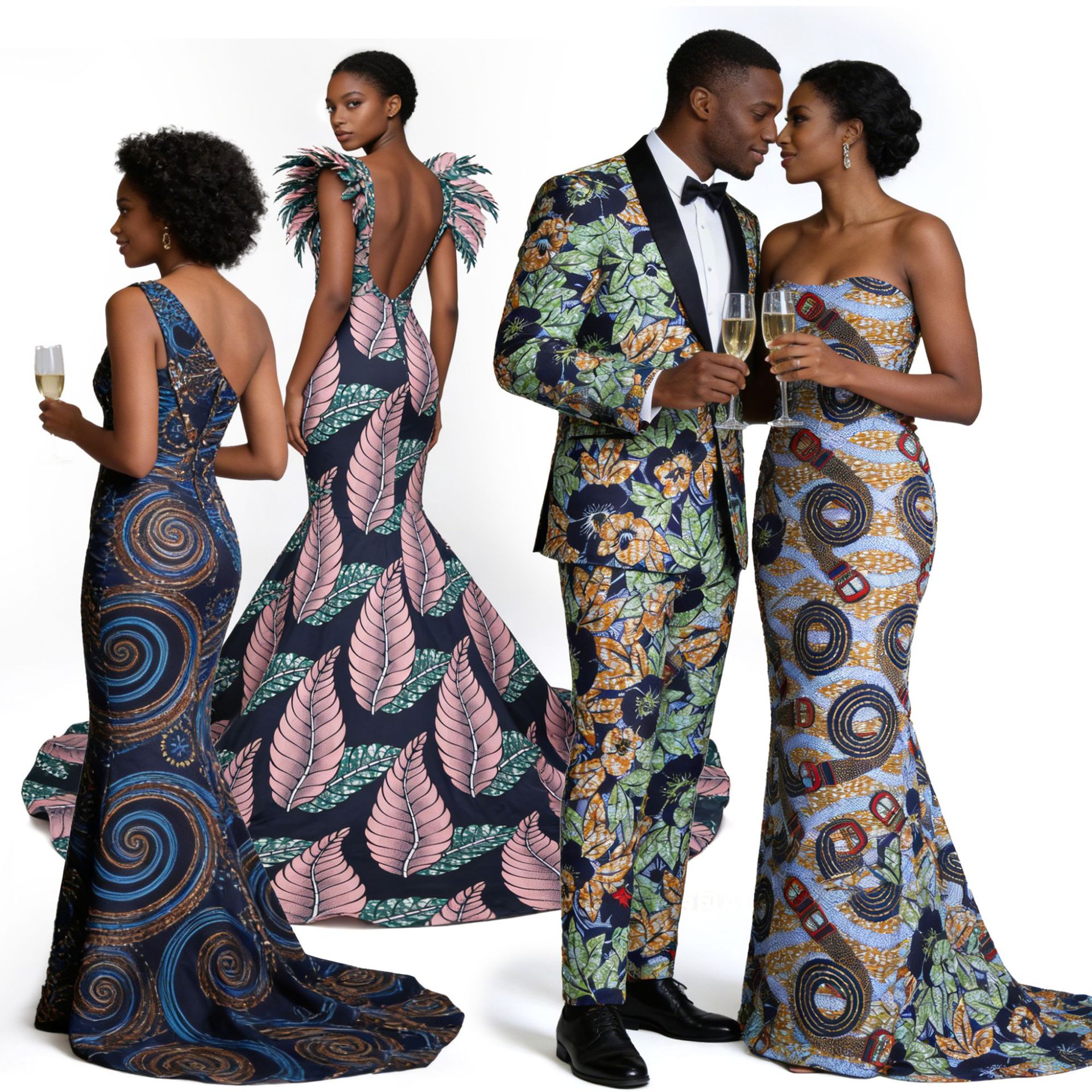 6Yards African Wax Print Doubl - African Ankara Print บทวิจารณ์และราคา